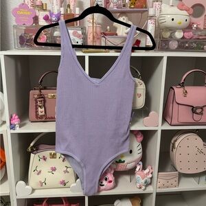 Purple bodysuit